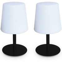 sweeek - 28 cm LED Tischlampe Indoor / Outdoor Ø 16 cm (2er Set) von SWEEEK