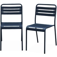 sweeek - 2er-Set Gartenstühle aus Stahl von SWEEEK