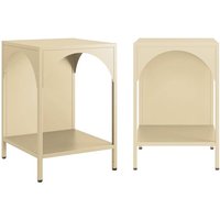 sweeek - 2er-Set Nachttische, industrielle Beistelltische sweeek - 2er-Set Nachttische, industrielle Beistelltische von SWEEEK