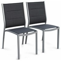 sweeek - 2er Set Stühle Grau / Dunkelgrau sweeek - 2er Set Stühle Grau / Dunkelgrau von SWEEEK