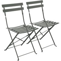 sweeek - 2er-Set klappbare Gartenstühle aus Metall sweeek - 2er-Set klappbare Gartenstühle aus Metall von SWEEEK
