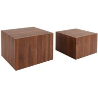 sweeek - 2er-Set quadratische Couchtische mit Holzoptik sweeek - 2er-Set quadratische Couchtische mit Holzoptik von SWEEEK