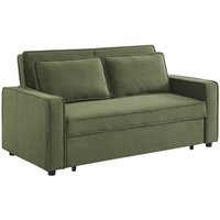 sweeek - 3-Sitzer Schlafsofa mit Cordbezug B 172,5 x T 91,5 x H 88,5cm - Chill, Cord, Khaki sweeek - 3-Sitzer Schlafsofa mit Cordbezug B 172,5 x T 91,5 x H 88,5cm - Chill, Cord, Khaki von SWEEEK
