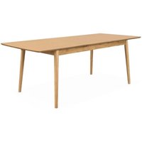 sweeek - Ausziehbarer rechteckiger Esstisch für 6 bis 8 Personen, 160-210cm sweeek - Ausziehbarer rechteckiger Esstisch für 6 bis 8 Personen, 160-210cm von SWEEEK