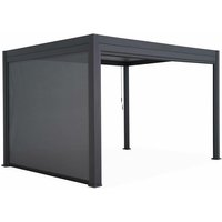 sweeek - Bioklimatische Pergola Triomphe 3x4m mit Markise 3 m aus Alu und Textilene sweeek - Bioklimatische Pergola Triomphe 3x4m mit Markise 3 m aus Alu und Textilene von SWEEEK