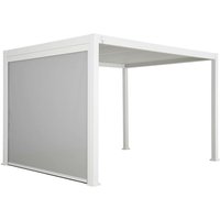 sweeek - Bioklimatische Pergola Triomphe 3x4m mit Markise 3 m aus Alu und Textilene sweeek - Bioklimatische Pergola Triomphe 3x4m mit Markise 3 m aus Alu und Textilene von SWEEEK