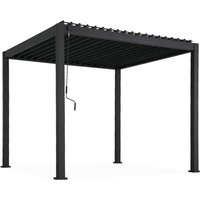 Sweeek - Bioklimatische Pergola mit Lamellendach Triomphe 3x3m V2 von SWEEEK