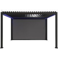 sweeek - Bioklimatische motorisierte Pergola Triomphe 3x4m mit LED + Markise 4 m sweeek - Bioklimatische motorisierte Pergola Triomphe 3x4m mit LED + Markise 4 m von SWEEEK