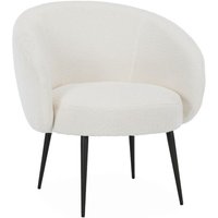 sweeek - Design-Rundsessel mit Bouclé-Bezug von SWEEEK