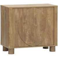 sweeek - Exotisches Sideboard mit Mangoholzoptik und 2 Türen 80 cm von SWEEEK