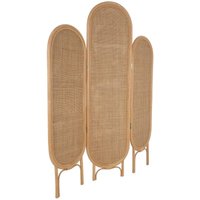sweeek - Faltbarer Raumteiler aus Rattan und Geflecht für den Innenbereich. von SWEEEK
