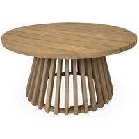 sweeek - Garten-Couchtisch aus Akazienholz Ø80cm sweeek - Garten-Couchtisch aus Akazienholz Ø80cm von SWEEEK