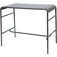 sweeek - Garten-Hochtisch aus Stahl 4 Personen 120 x 70cm x 95 cm sweeek - Garten-Hochtisch aus Stahl 4 Personen 120 x 70cm x 95 cm von SWEEEK