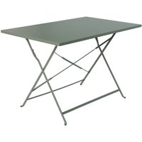 sweeek - Klappbarer Bistro-Gartentisch aus Stahl rechteckig für 4 Personen sweeek - Klappbarer Bistro-Gartentisch aus Stahl rechteckig für 4 Personen von SWEEEK