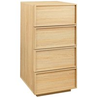sweeek - Kommode Chiffonnier 4 Schubladen Holzlook von SWEEEK
