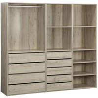 sweeek - Modulares Kleiderschrank-Set mit 3 Elementen sweeek - Modulares Kleiderschrank-Set mit 3 Elementen von SWEEEK