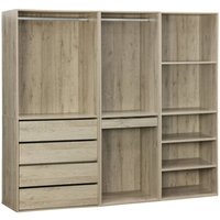 sweeek - Modulares Kleiderschrank-Set mit 3 Elementen sweeek - Modulares Kleiderschrank-Set mit 3 Elementen von SWEEEK