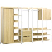 sweeek - Modulares Kleiderschrank-Set mit 4 Elementen sweeek - Modulares Kleiderschrank-Set mit 4 Elementen von SWEEEK
