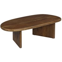 sweeek - Ovaler Couchtisch aus Mangoholz sweeek - Ovaler Couchtisch aus Mangoholz von SWEEEK