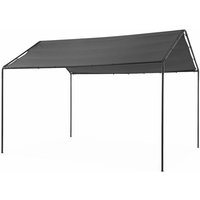 sweeek - Pavillon 3x4m mit Bedachung - Anthrazit von SWEEEK