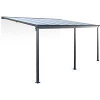 sweeek - Pergola 3x4m Aluminium und Polycarbonat + Regenrinne sweeek - Pergola 3x4m Aluminium und Polycarbonat + Regenrinne von SWEEEK