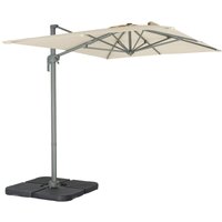 sweeek - Rechteckiger Ampelschirm 2x3 m sweeek - Rechteckiger Ampelschirm 2x3 m von SWEEEK