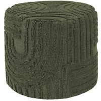 sweeek - Runder Hocker aus getuftetem Bouclé sweeek - Runder Hocker aus getuftetem Bouclé von SWEEEK