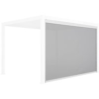 sweeek - Seitenmarkise 4m für bioklimatische Pergola Triomphe 3x4m von SWEEEK