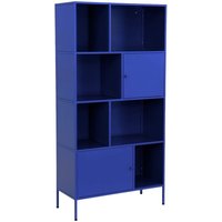 sweeek - Sideboard, industrielles Aufbewahrungsmöbel aus Stahl mit 8 Stauräumen von SWEEEK