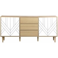 Sideboard in Holzoptik mit 2 Türen 160 cm - Sweeek von SWEEEK