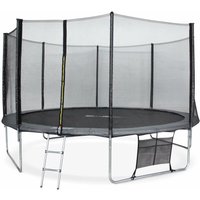 Trampolin Ø430cm - Vénus xxl mit Zubehör - Grau - Sweeek von SWEEEK