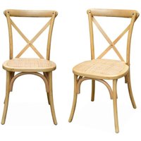 sweeek - Vintage Bistrostuhl aus Holz (2er-Set) von SWEEEK