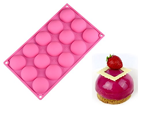 SWEET CANDY BAKERY mittel-große Halbkugeln 5cm Pralinenform aus Silikon Eiswürfelform Back Form Halbkugeln Ofenform Backofenform Kugel-form Schokoladen-form SWEET CANDY BAKERY mittel-große Halbkugeln 5cm Pralinenform aus Silikon Eiswürfelform Back Form Halbkugeln Ofenform Backofenform Kugel-form Schokoladen-form von SWEET CANDY BAKERY