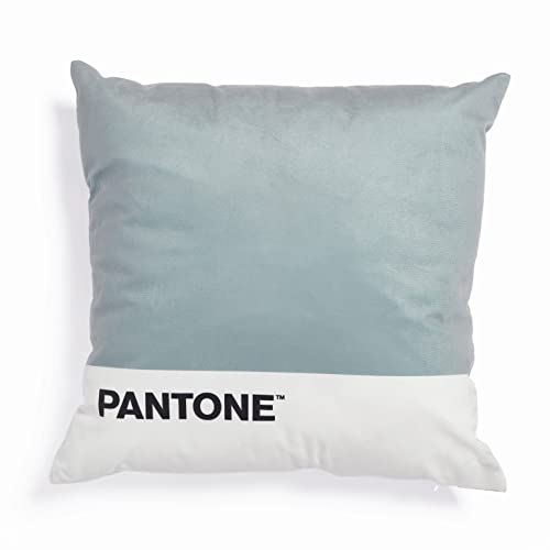 SWEET HOME Pantone™ – Dekokissen, gepolstert, 40 x 40 cm, mit verdecktem Reißverschluss, Füllung 350 g/m², Grau von SWEET HOME