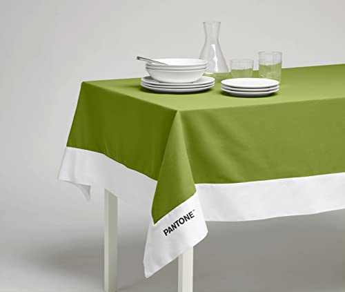Pantone™ - Rechteckige Tischdecke für 6-Sitzer 140 x 180 cm, 100 % Baumwolle 220 g. - Hellgrün von SWEET HOME