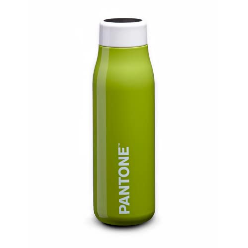 Pantone Thermo-Trinkflasche, 500 ml, aus Edelstahl mit Touchscreen-Display zur Temperaturkontrolle, luftdichte Thermosflasche und Trinkflasche für Fitnessstudio, Reisen und Arbeit, 24 Stunden kalt und von SWEET HOME