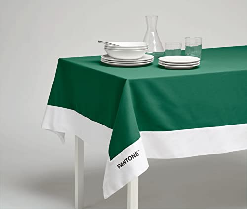 Pantone™ - Rechteckige Tischdecke für 6-Sitzer 140 x 180 cm, 100 % Baumwolle 220 g. - Grün von SWEET HOME