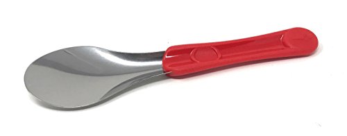 Stahl-Eisspatel mit rotem Kunststoffgriff cod.PZ00311LU cm 26x6,7 by Varotto & Co. von SWEET HOME