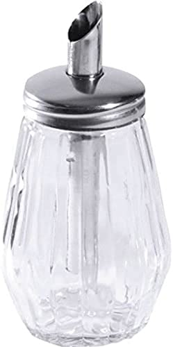 Zuckerspender aus Stahl und Glas cl 28 cod.BR01820LU cm 15h diam.5 by Varotto & Co. von SWEET HOME