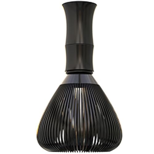 Matcha Whisk Plastic Plastic Matcha Mixer Chasen Matcha Whisk wiederverwendbar matcha wquire tragbar für die Herstellung von Matcha -Pulver, Geschenke 4.7x2.4 Schwarz von SWEETBIUTI