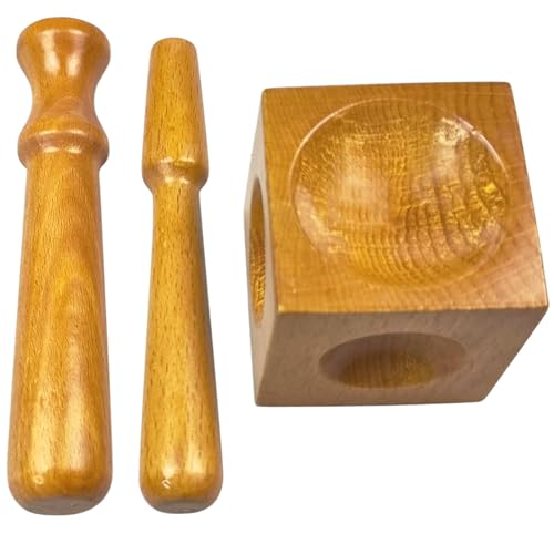 SWEETBIUTI Doming Block und Punch Set bewaldtes Dapping Block Set enthält 1 Block- und 2 Punches Professioneller Dapping -Block -Set für Schmuckherstellung, Metallforming SWEETBIUTI Doming Block und Punch Set bewaldtes Dapping Block Set enthält 1 Block- und 2 Punches Professioneller Dapping -Block -Set für Schmuckherstellung, Metallforming von SWEETBIUTI