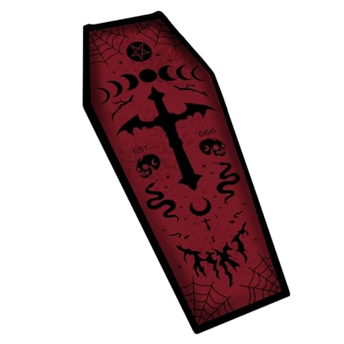 SWEETBIUTI Goth Teppich Horror Sarg Bad Matte weich von SWEETBIUTI