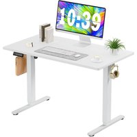 Sweetcrispy - Schreibtisch Höhenverstellbar, Ergonomic Elektrischer Schreibtische 100 x 60 cm, standing desk, Height Adjustable Tisch, Office Desk von SWEETCRISPY