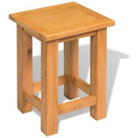 Bonnevie - Beistelltisch Couchtisch Seitentisch - 27x24x37 cm Massivholz Eiche BV218750 von BONNEVIE