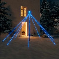 Weihnachtsbaum-Lichterkette Indoor Outdoor 576 LEDs Blau 3,6 m von SWEIKO