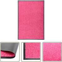 The Living Store Fußmatte Waschbar Rosa 60x90 cm - Teppich - Fußmatte - Badezimmermatte - Türmatte - Outdoormatte von SWEIKO