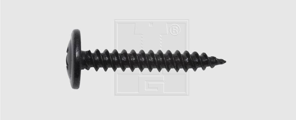 SWG Blechschraube mit Bund 4,2x19mm 10 Stück, schwarz von SWG Gaisbach