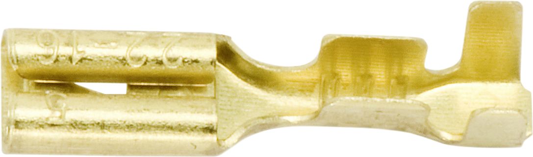 SWG Flachsteckhülse mit Rastnase 0,5-1,0 mm² 2,8x0,5 unisoliert SWG Flachsteckhülse mit Rastnase 0,5-1,0 mm² 2,8x0,5 unisoliert von SWG Gaisbach