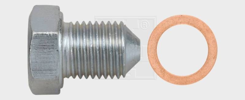 SWG Ölablassschraube VW Audi 14x1,5x17,5 SW 19 mit Dichtring von SWG Gaisbach