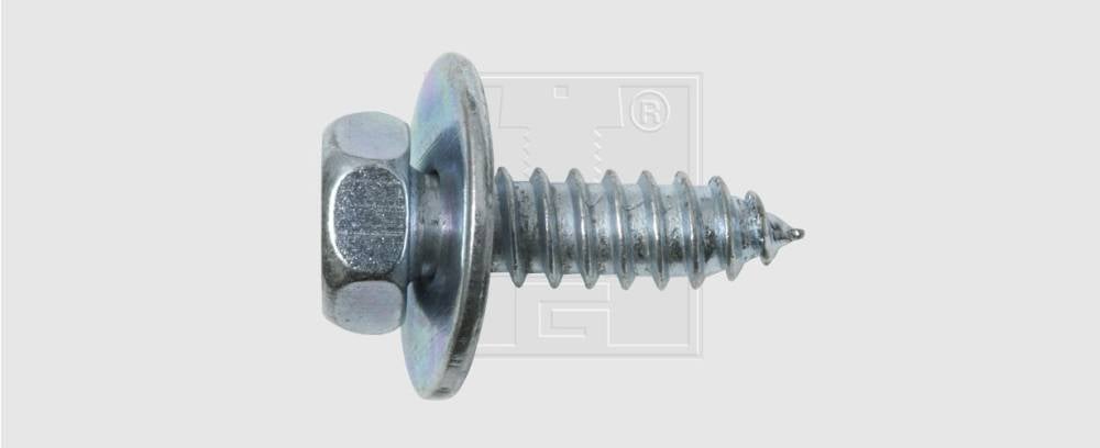 SWG Sechskantblechschraube mit Scheibe DIN 6901 5,6x13 verzinkt SWG Sechskantblechschraube mit Scheibe DIN 6901 5,6x13 verzinkt von SWG Gaisbach